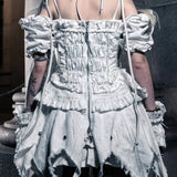 SSN V.05 LEGENDS OF NIGHT PRINCESS DRESS - POLLUTION WHITE