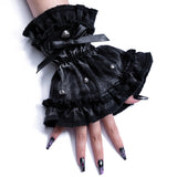 KURO PUNK PRINCESS HAND  SOCKS - WASHED BLACK