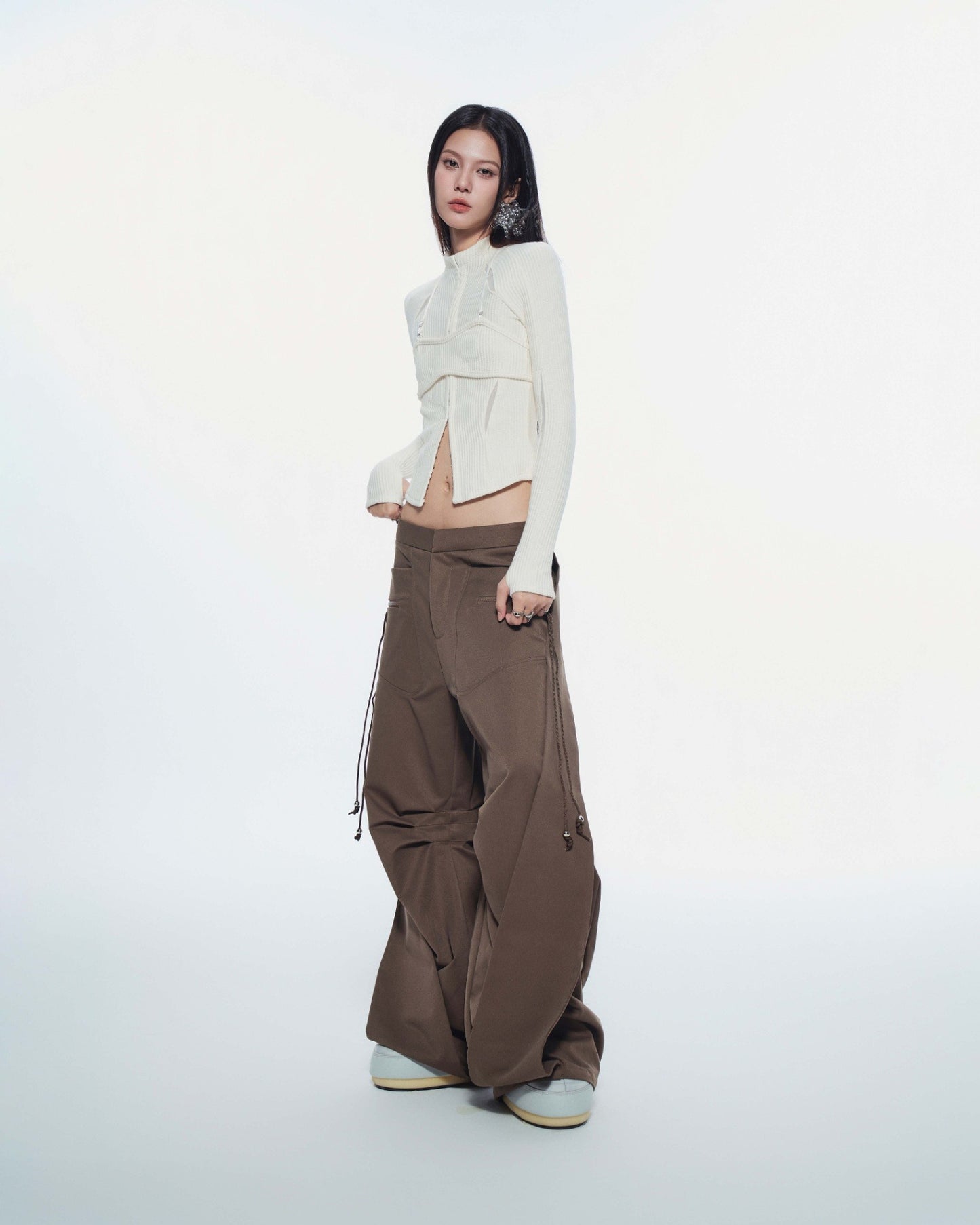 【BUNNYHILL CONCEPT】ARCHER PANTS (BROWN)