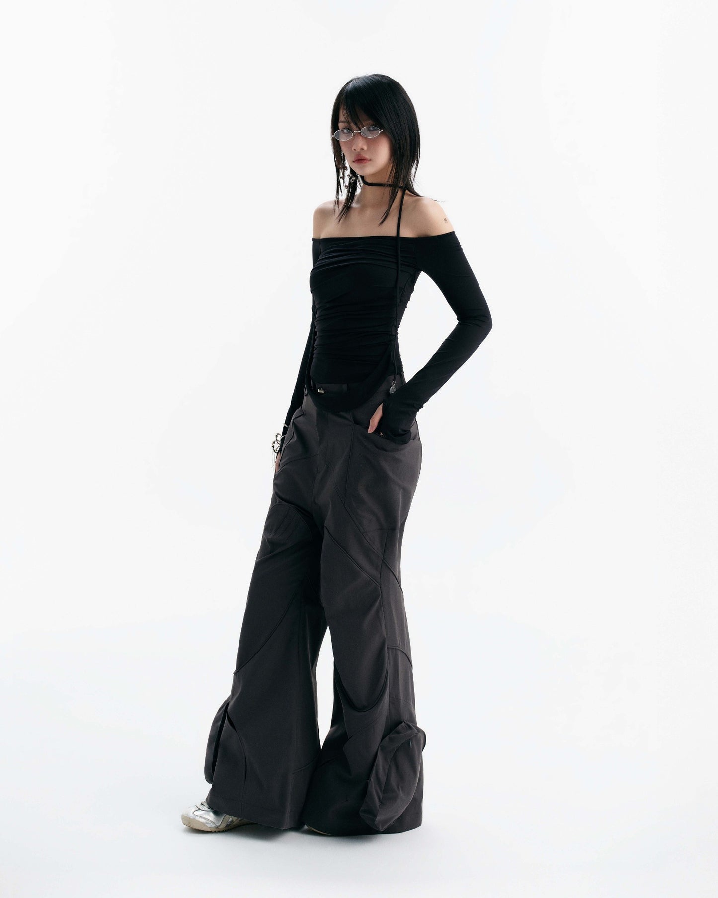 【BUNNYHILL CONCEPT】PRISM PANTS (GRAY)