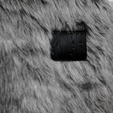 Gray Fur Crop Jacket
