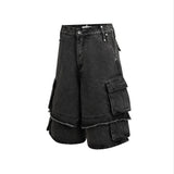 【DIMOIR】LF LAYERED DENIM SHORTS