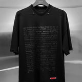 Oversize T-shirt with Scripture logo printed