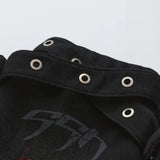 <NIGHT ROSE> LEG WARMERS - WASHED BLACK