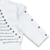 <LOST IN CASTLE> NAPOLEONIC HIGH NECK TOP - WHITE