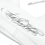 <LOST IN CASTLE> LEATHER HALTER TOP - WHITE