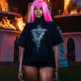 SSN V.06 <LOST SWORD> BOTH SIDES T-SHIRT - BLACK