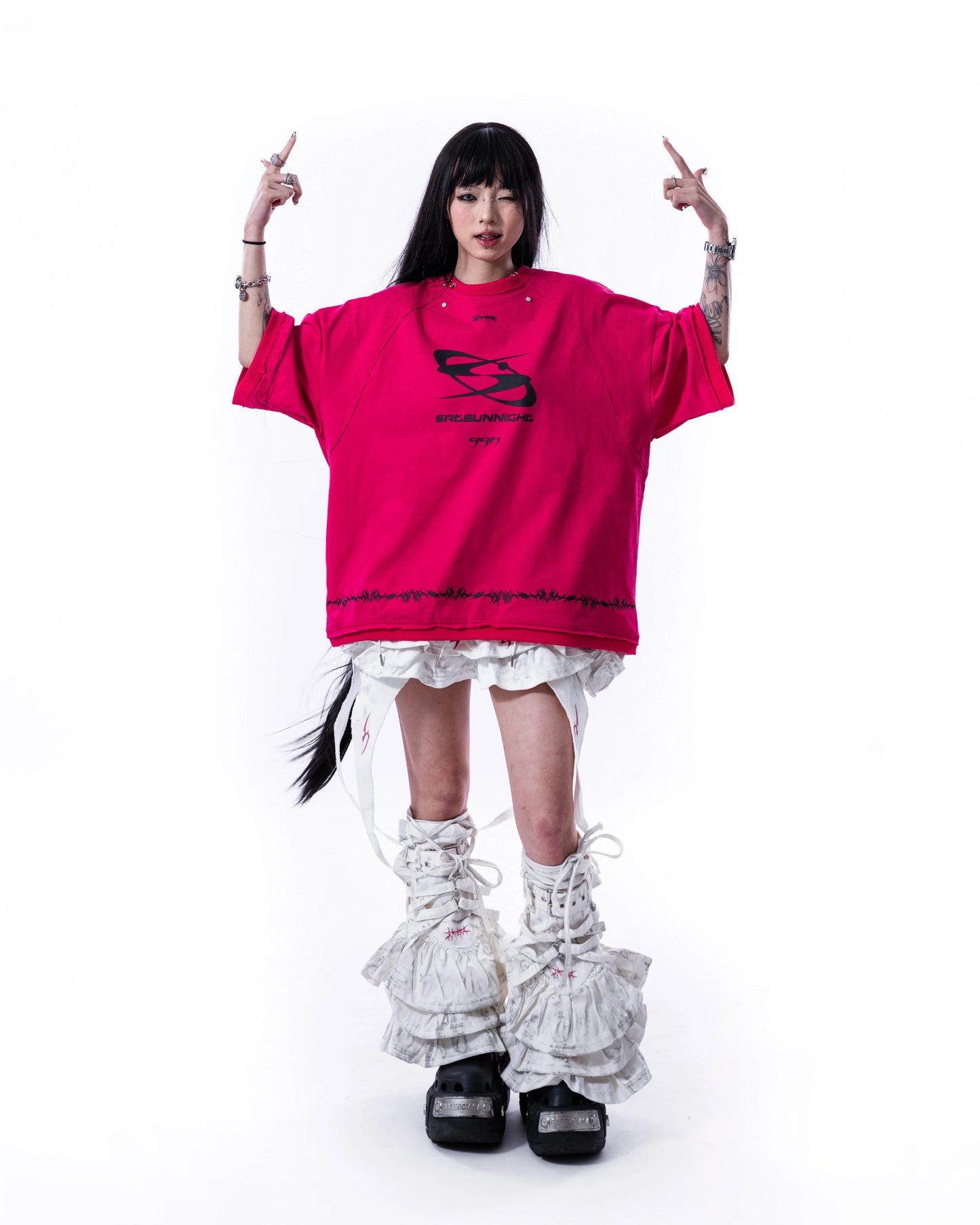 【SATSUN NIGHT】「Valentine's Day Specials」T-SHIRT - SWEET PINK