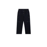 "Lex" Triple-layered Cargo Pants in Black