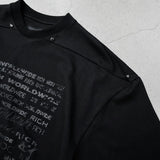 Oversize T-shirt with Scripture logo printed