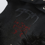 <NIGHT ROSE> LEG WARMERS - WASHED BLACK