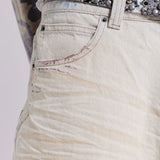 Ecru Paint Colossus Jeans