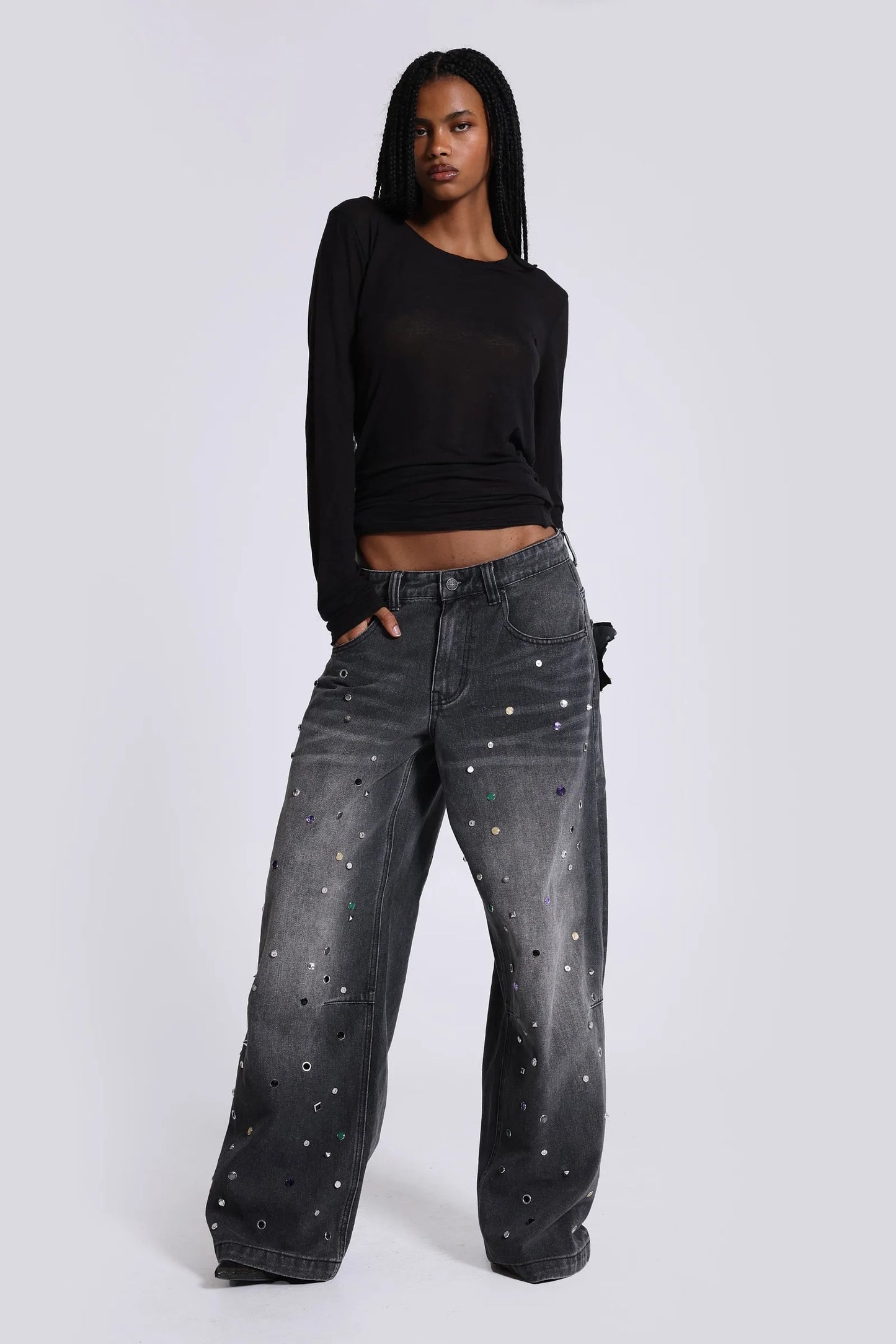 TRIXA JEWEL STUDDED CLOSSUS JEANS