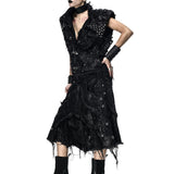 Vamp Black Waxed Short