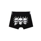 "Zane" Printed Boxer Briefs in Black