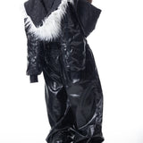 【CH2】</2 FUR TRACK BOMBER JACKET