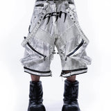 <IT's N0T BLACK & WHITE> HEAVY-DUTY DENIM PANTS - POLLUTED WHITE