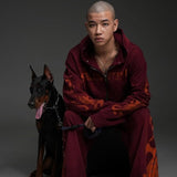 【SKINHEAD】NIGHT FLAME ZIP-UP HOODIE
