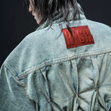 DENIM WASHED OVER SHIRT
