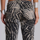 Leona Bootcut Cooper Jeans in Zebra