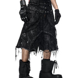 Vamp Black Waxed Short
