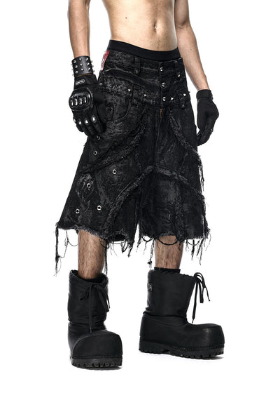 Vamp Black Waxed Short