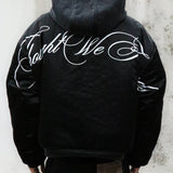 Double-Sided Bomber Jacket-Black
