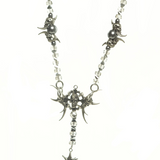 "BlackPainting II" Long beaded Chain
