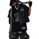 KURO DOUBLE-LAYER BASKETBALL JERSEY - BLACK