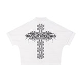 "Cassian" Embroidered Work Shirt in White
