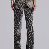 Leona Bootcut Cooper Jeans in Zebra