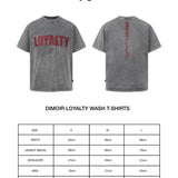 【DIMOIR】LOYALTY Washed T-Shirts