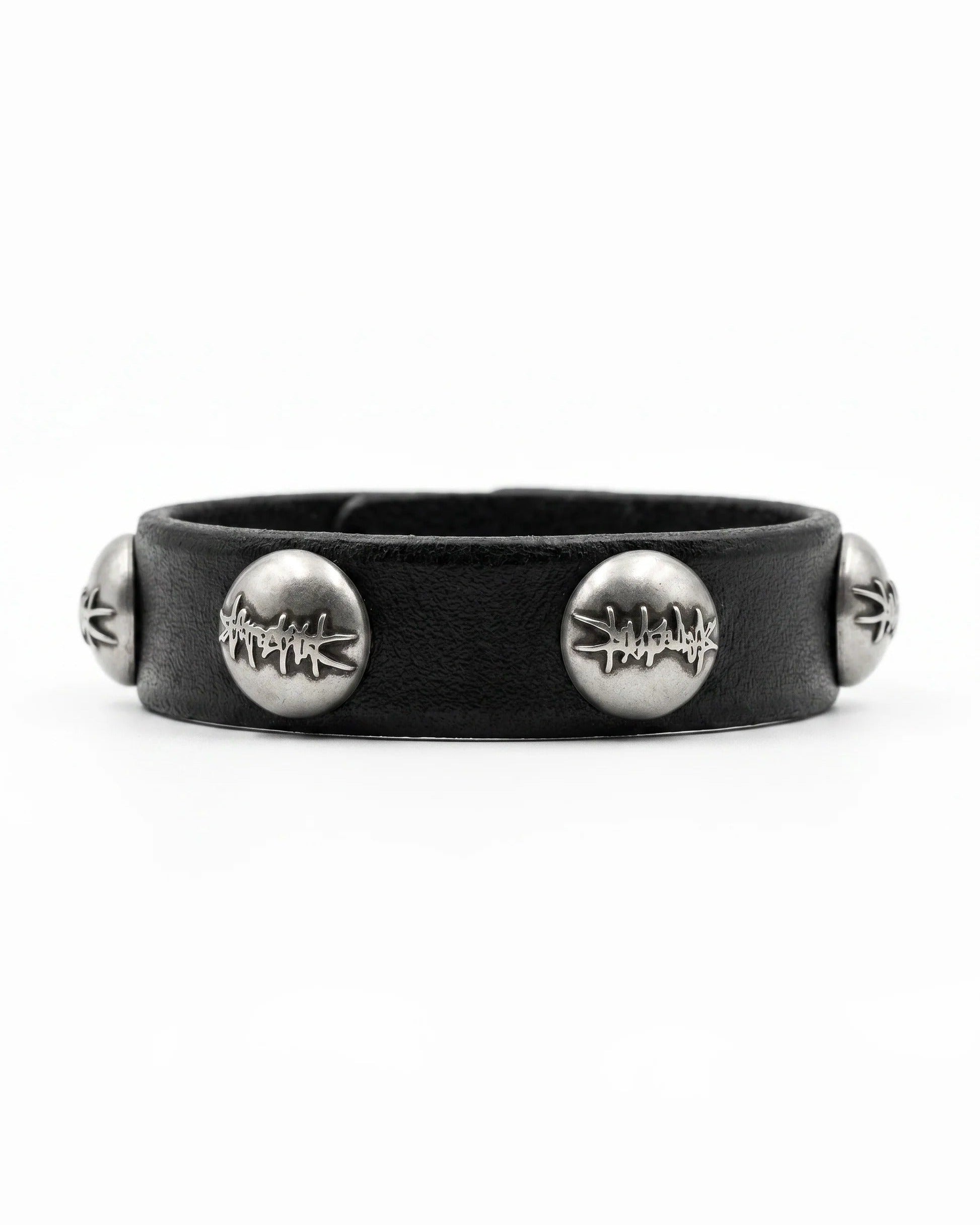 LOGO METAL LEATHER STRAP