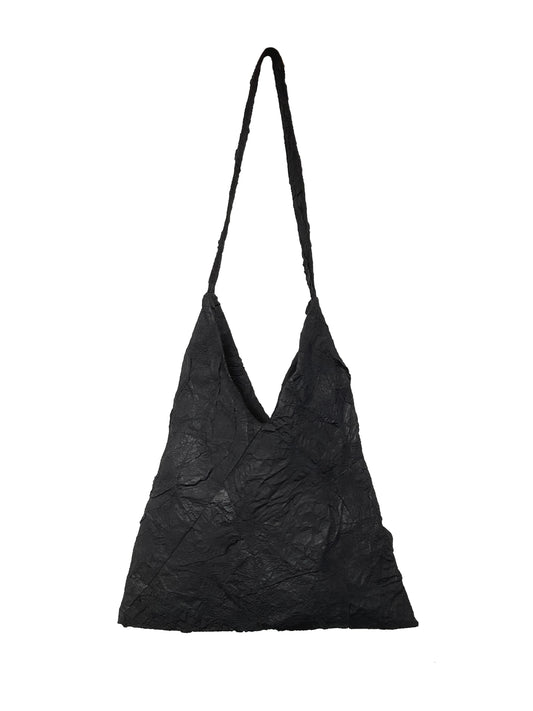 【JENN LEE】Paper Shoulder Bag (Black)