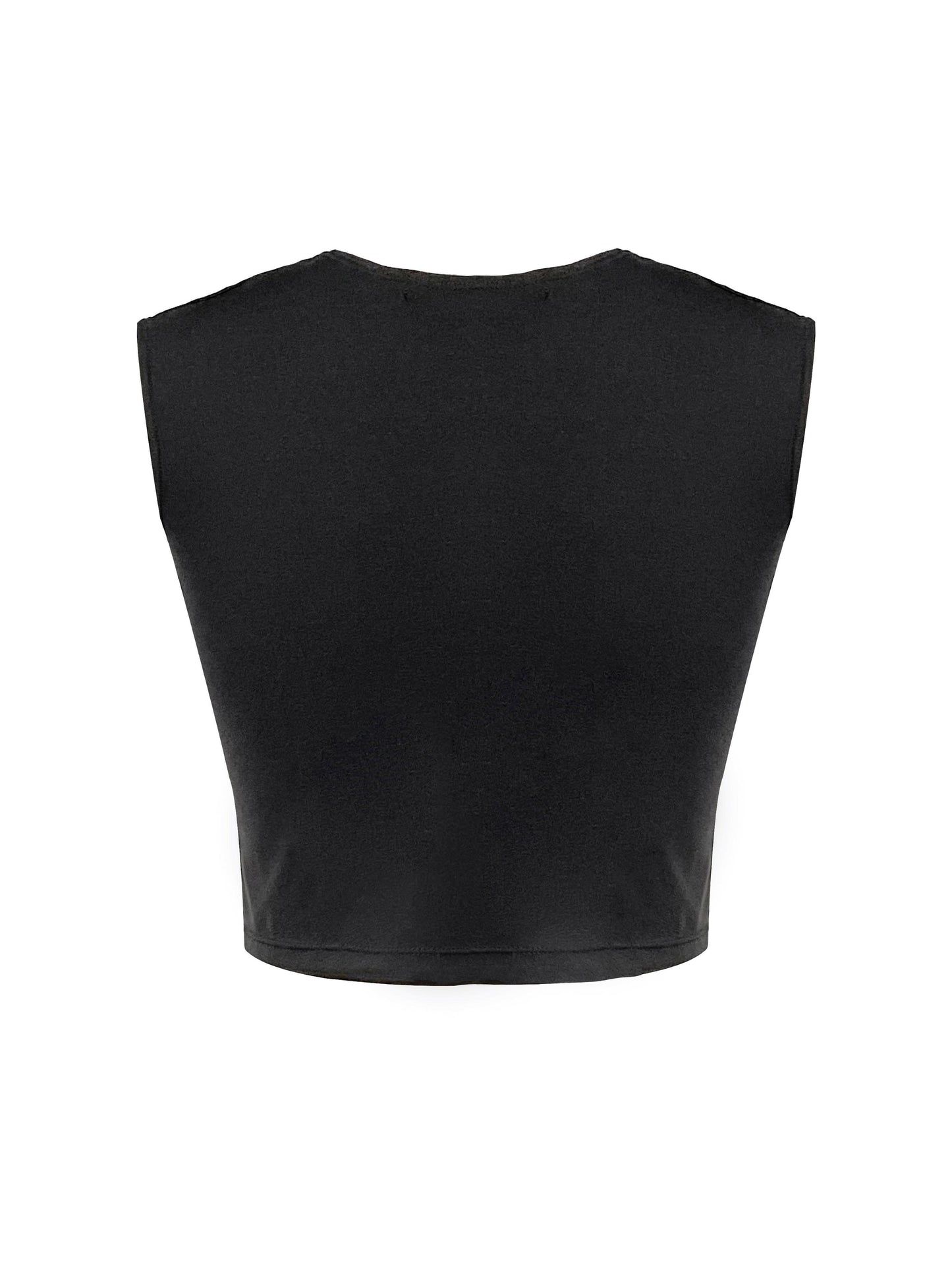 【JENN LEE】 Ruptured Tag Vest 