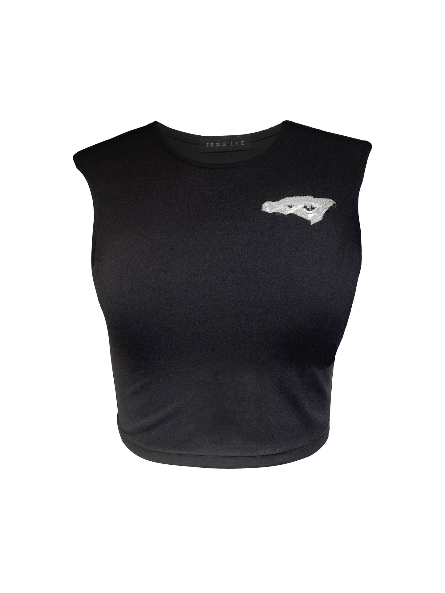 【JENN LEE】 Ruptured Tag Vest 