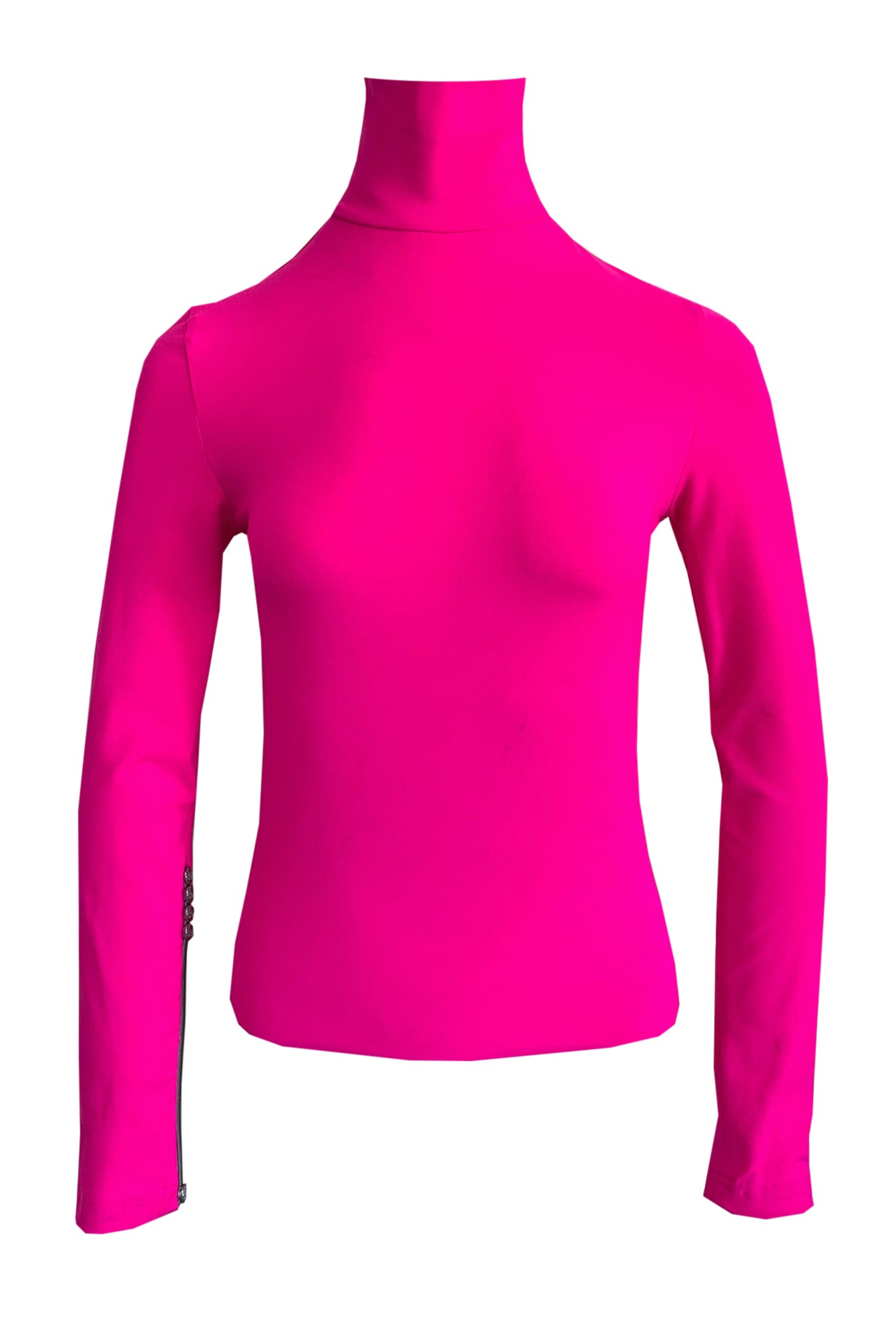 【JENN LEE】Barbie Pink Turtleneck Top