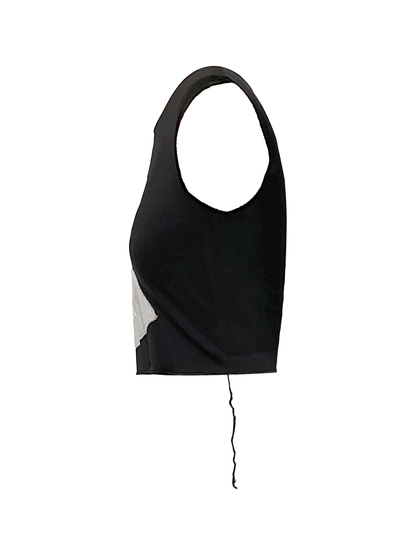 【JENN LEE】 Creased Tag Vest
