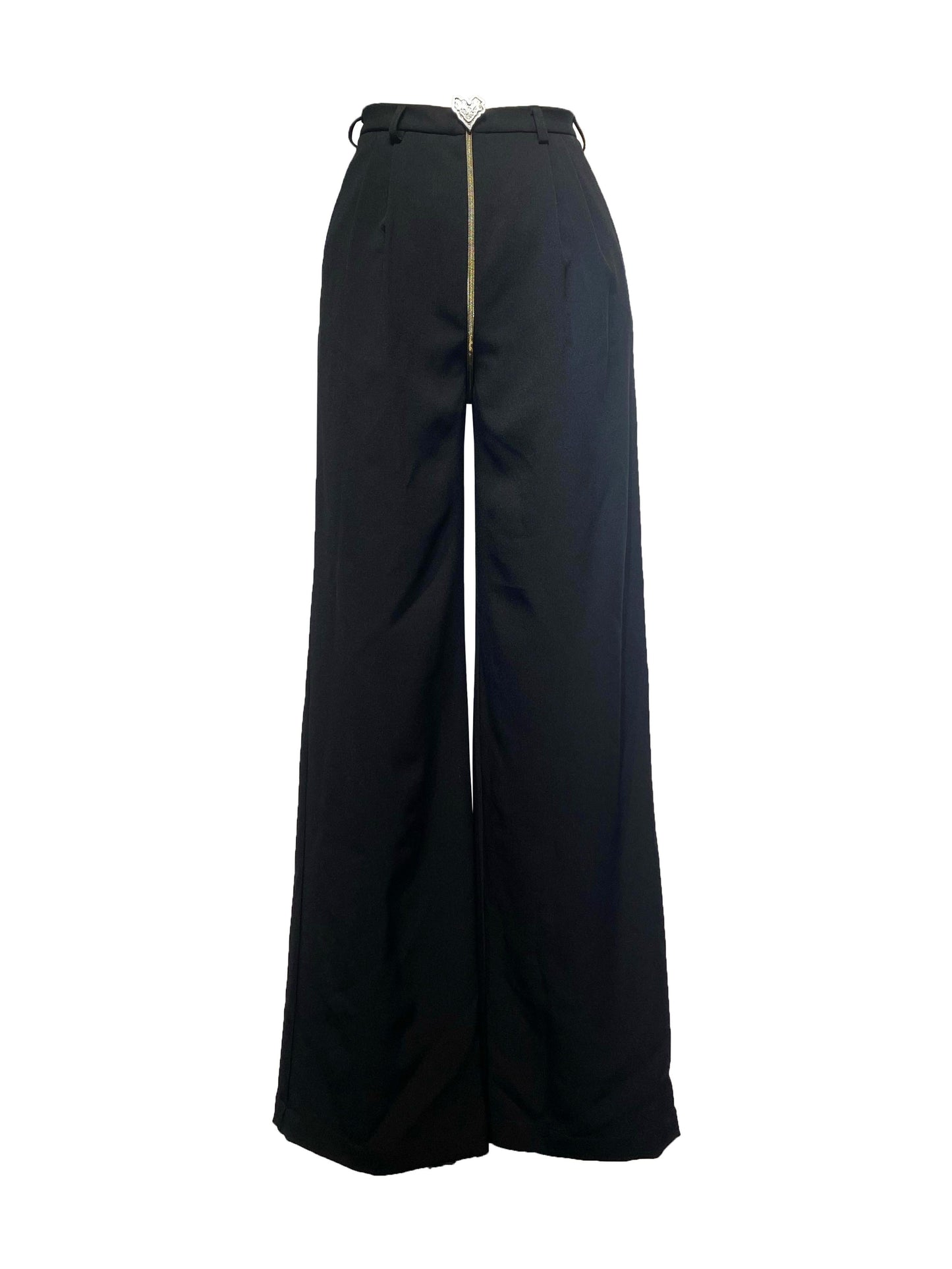 【JENN LEE】Unzip me Floating Heart Split Trousers
