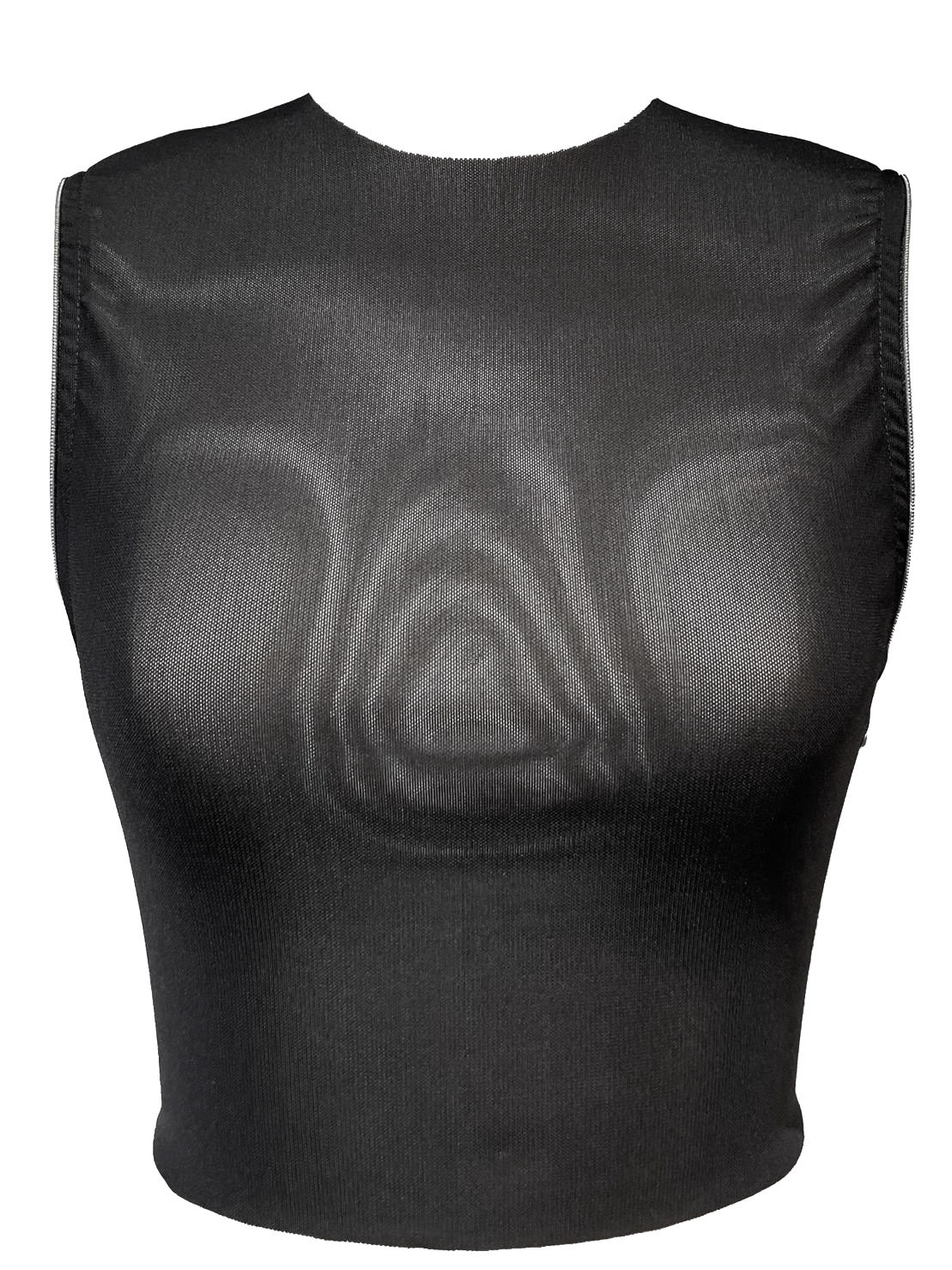 【JENN LEE】Hug Me Tight/ Mesh Vest with Zipper