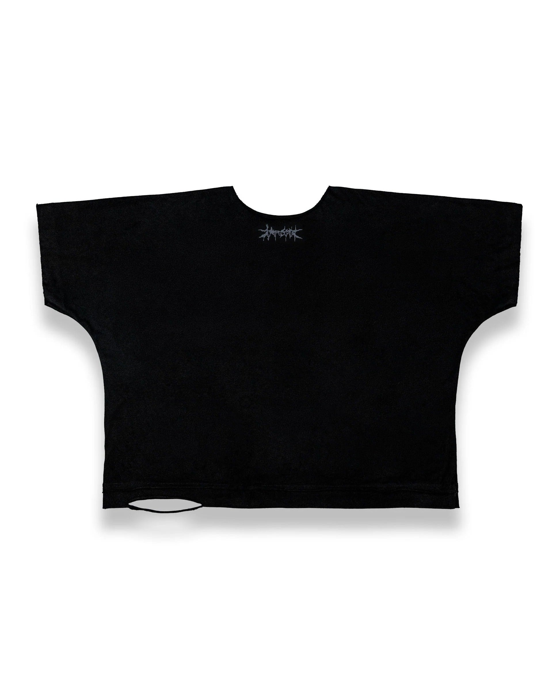 SSN V.06 <LOST PEACE CROSS> BOTH SIDES T-SHIRT - BLACK