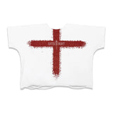 SSN V.06 <LOST PEACE CROSS> BOTH SIDES T-SHIRT - WHITE