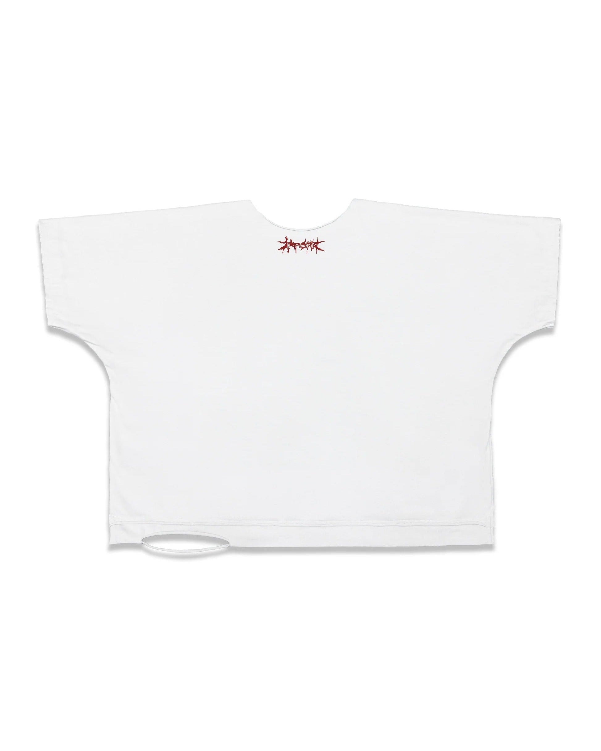 SSN V.06 <LOST PEACE CROSS> BOTH SIDES T-SHIRT - WHITE