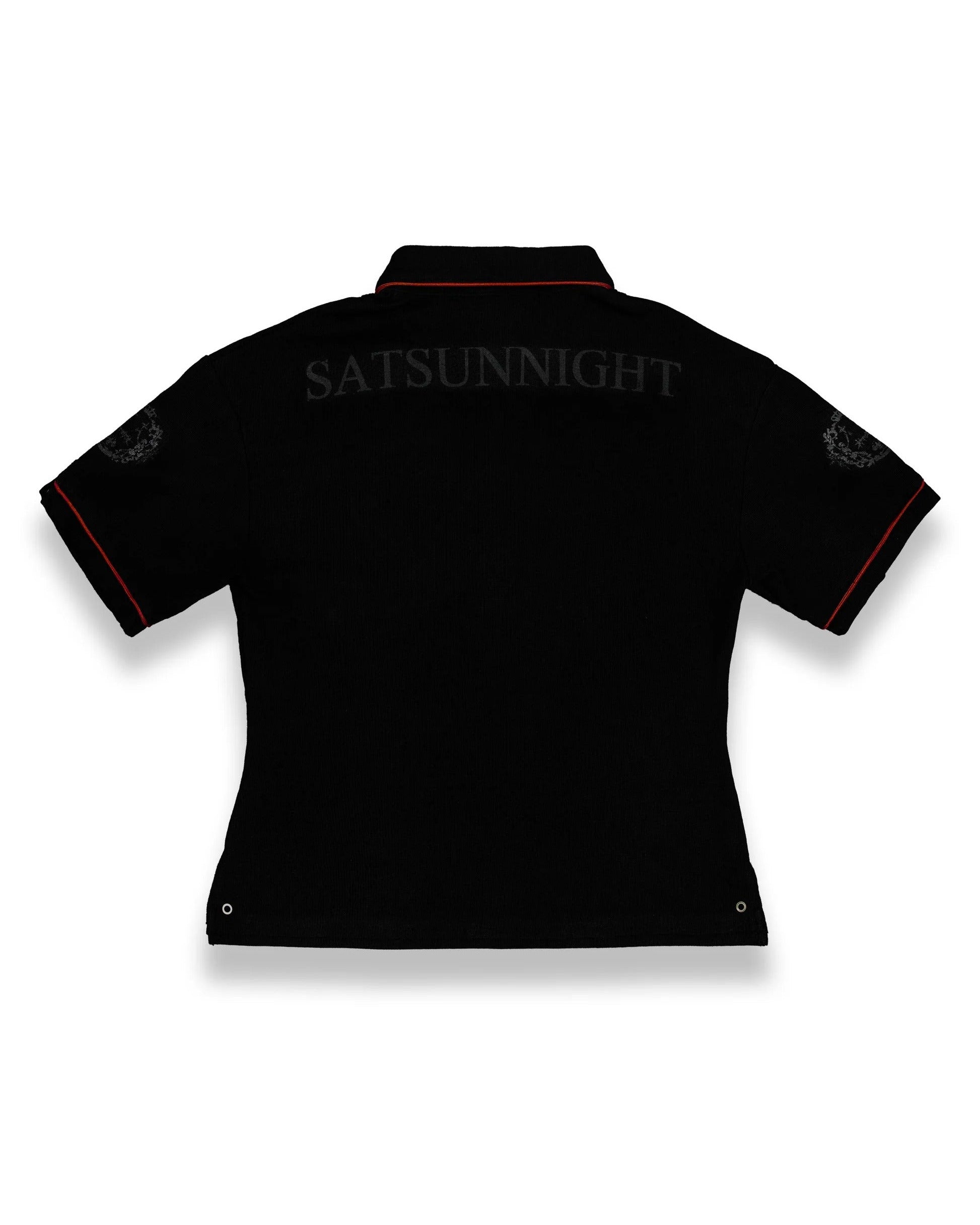 <LOST IN CASTLE> NAPOLEONIC POLO - BLACK